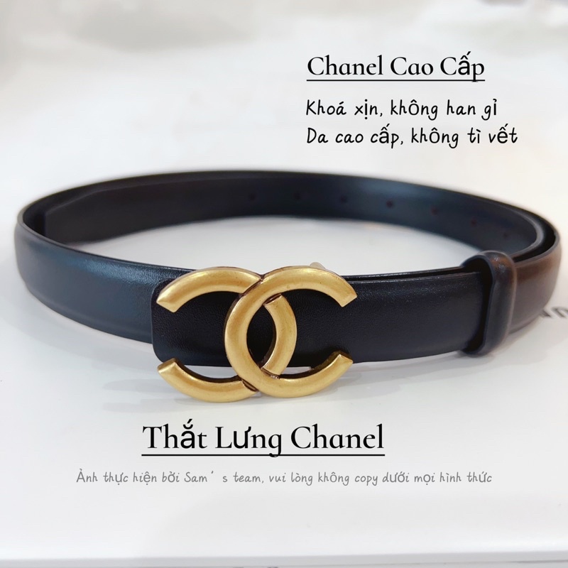 Dây thắt lưng nữ bản 2.5cm da đẹp, dây nịt nữ mã CH02