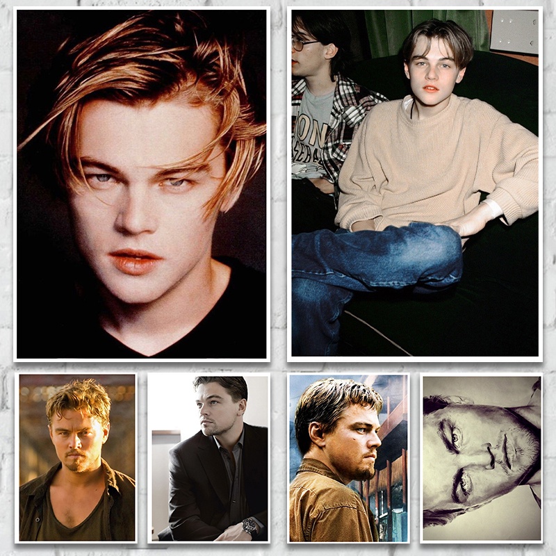 Diễn Viên Nổi Tiếng Leonardo DiCaprio Retro Áp Phích Tranh Vintage Poster Giấy Kraft Cho Nhà Thanh T