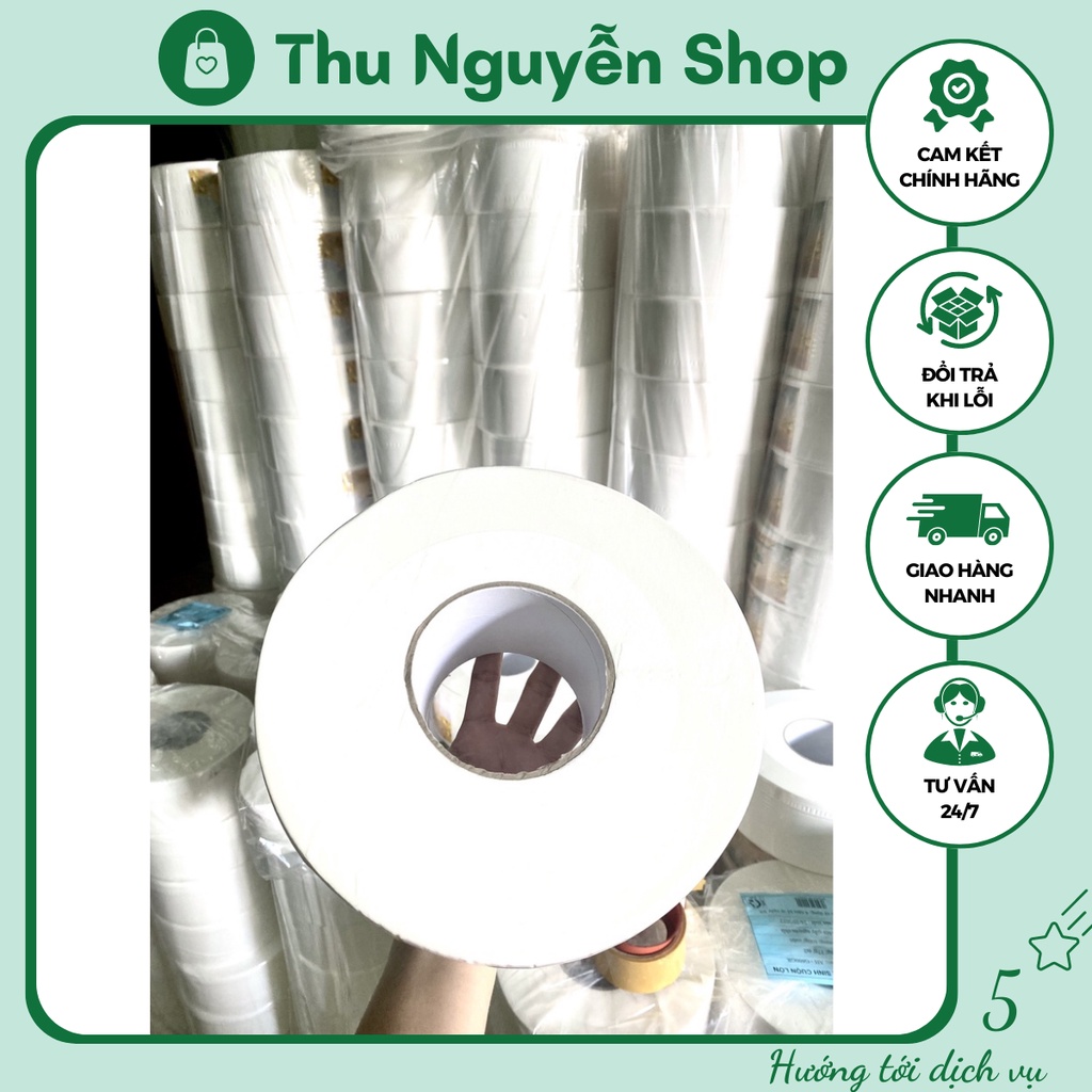 GIẤY VỆ SINH CUỘN TRÒN 600GRAM SIÊU MỊN, DAI