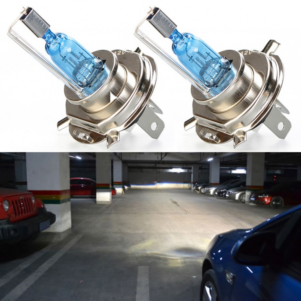Bóng Đèn Pha Xenon H4 55W 12V Ánh Sáng Trắng Siêu Sáng