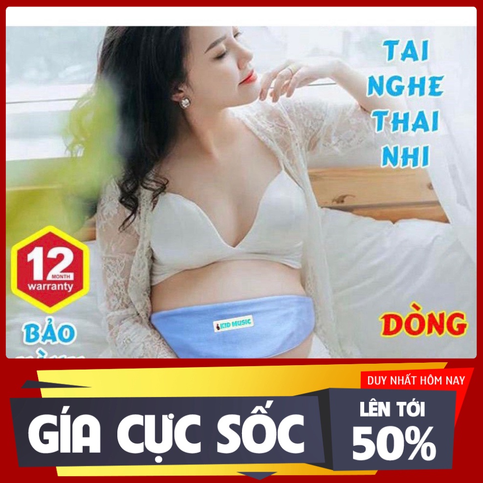 Tai nghe bà bầu, tai nghe thai giáo Không Từ Tính cho bé KID MUSIC hàng Chính Hãng cao cấp cho nghe 
