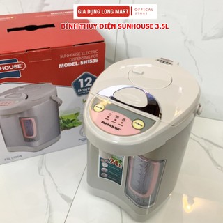 Bình thủy điện 3.5l sunhouse shd1535 bình tự động đun sôi lại thông minh hàng chính hãng bảo hành 12 tháng