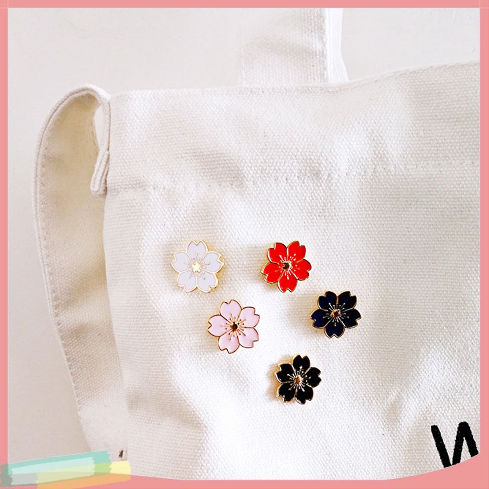 Trâm cài áo hình bông hoa bằng kim loại phong cách thời trang