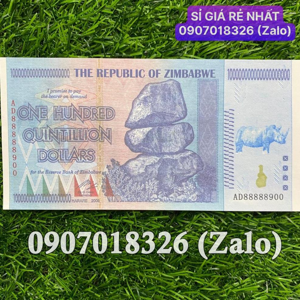 [HÓT] Cực độc Tờ 100 TRIỆU Tỷ Zimbabwe lưu niệm lì xì Tết , tặng kèm bao lì xì , Giá Sỉ