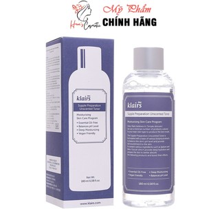 Nước Hoa Hồng 💝FREESHIP💝 Toner Klairs Supple Preparation 180ml -Toner Dưỡng Ẩm -  Se Khít Lỗ Chân Lông SP21