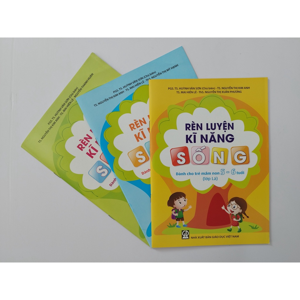 Bộ sách Thực hành kĩ năng sống mầm non - Huỳnh Văn Sơn (3 quyển Kỹ - KNS)