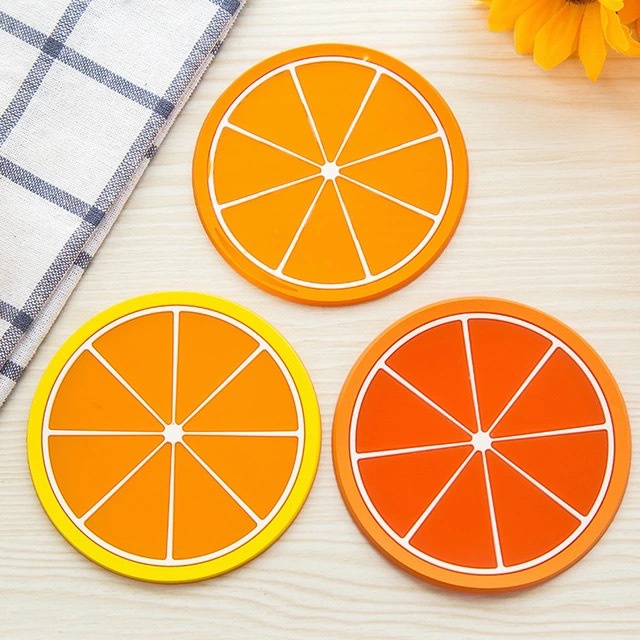 Đế Lót Ly Silicon Hình Trái Cây Miếng Lót Ly Cốc Trang Trí Xinh Xắn MILLANA SHOP A128