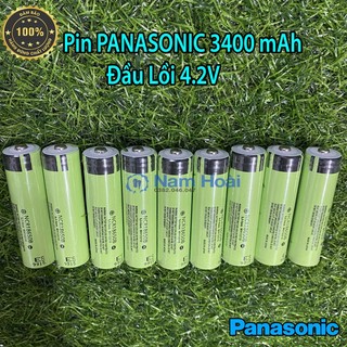 Cell pin 18650 panasonic ncr 18650 3400mah đầu lồi