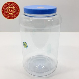 Lọ nhựa tròn từ 1kg 2kg 3,5kg 5kg 7kg 10kg việt nhật