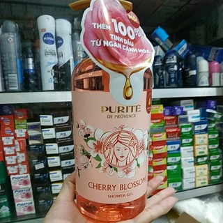 SỮA TẮM PURITÉ HOA ANH ĐÀO 850ml DỊU DÀNG LÔI CUỐN