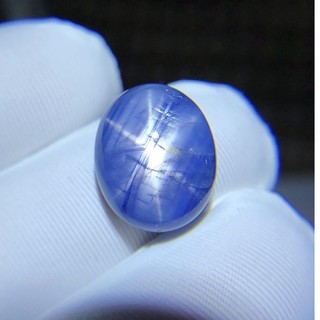 Mặt Đá Saphiree Sao Tự Nhiên, Kích Thước 18x14x7mm, Trọng Lượng 18ct Cao Cấp, Mệnh Thủy Và Mộc,Tình Duyên , May Mắn, D55