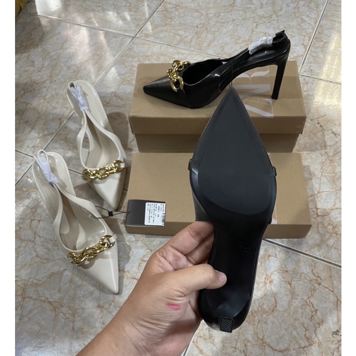 Giày Zara Xuất Xịn Quai Xích Sang Xịn 2 Màu Size 35 Đến 39