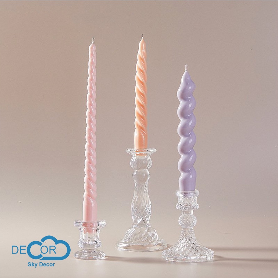 Nến xoắn Sky Decor - Nến thơm trang trí tiệc, decor nhà cửa
