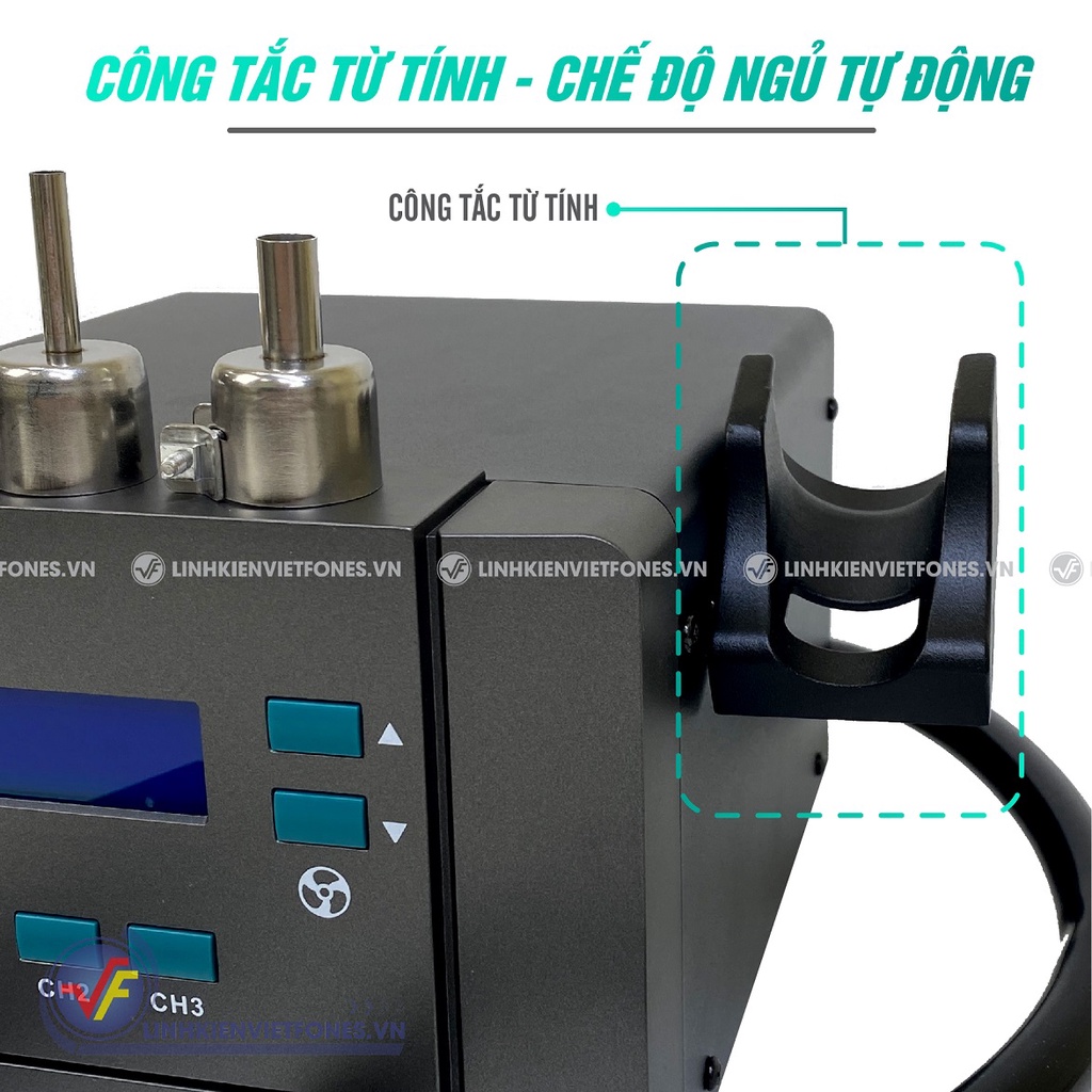 Mày khò Quick K8 1100w, chế độ tự động ngủ