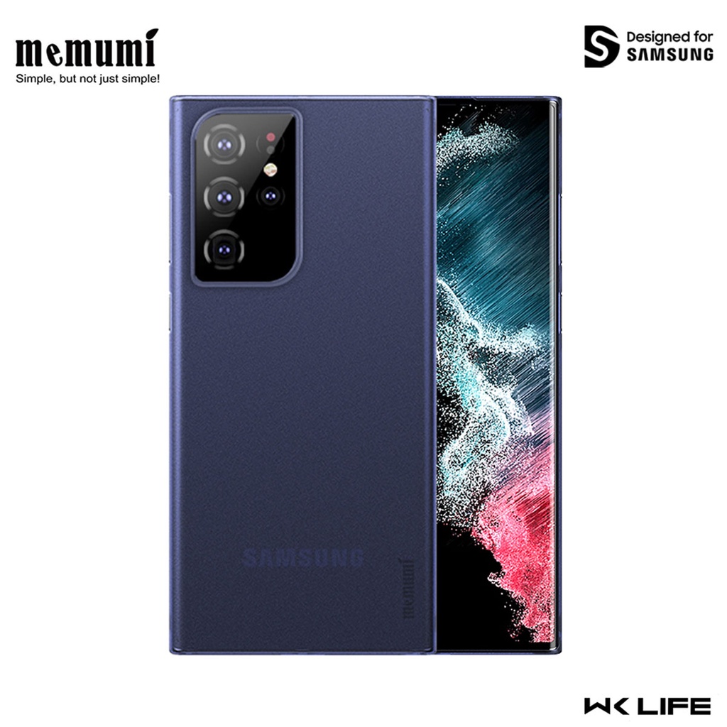 Ốp Samsung S22 Ultra Siêu Mỏng Memumi Slim Case Nhám Chống Vân Tay