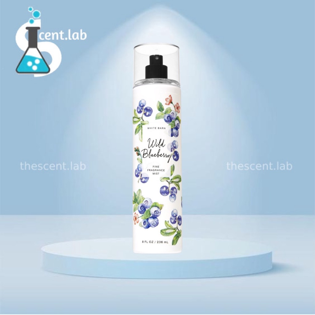 Xịt Thơm Toàn Thân Wild Blueberry Body Mist BBWs -𝐭𝐡𝐞𝐬𝐜𝐞𝐧𝐭.𝐥𝐚𝐛-
