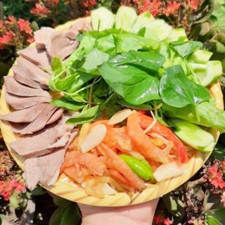 Mắm tép trộn đu đủ