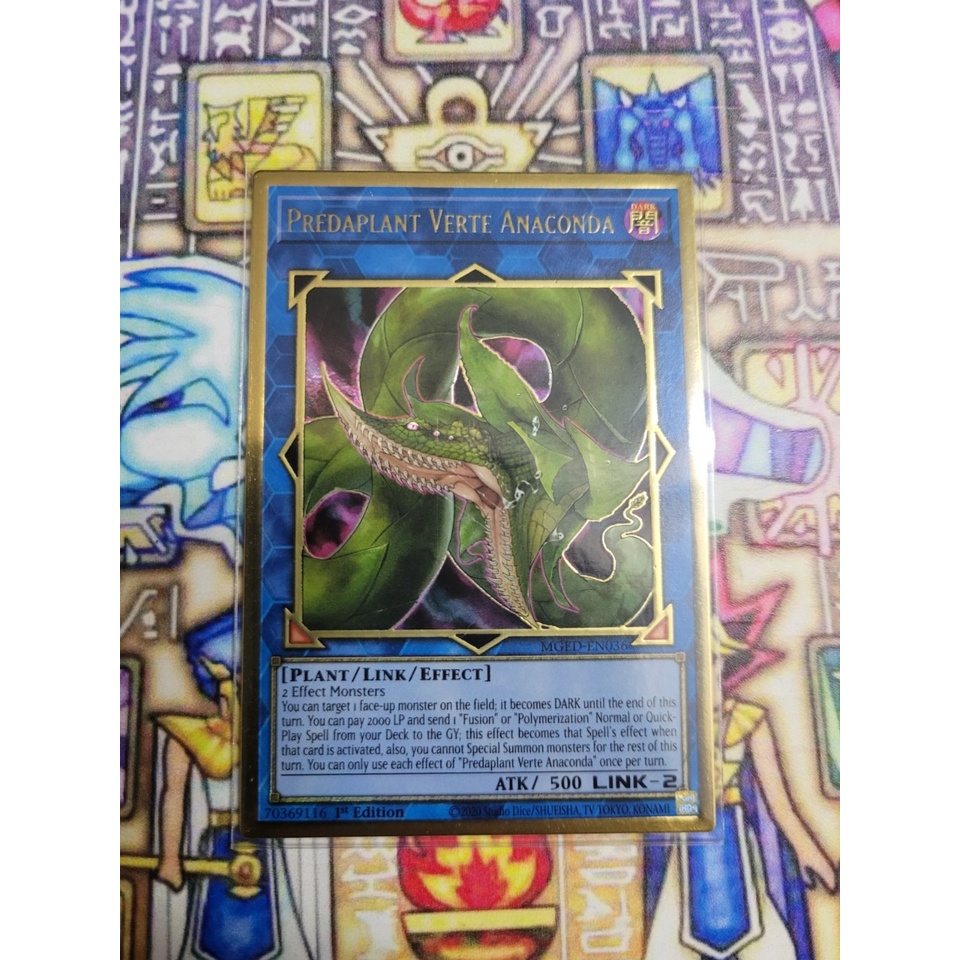 Thẻ bài Yugioh - TCG - Predaplant Verte Anaconda / MGED-EN036