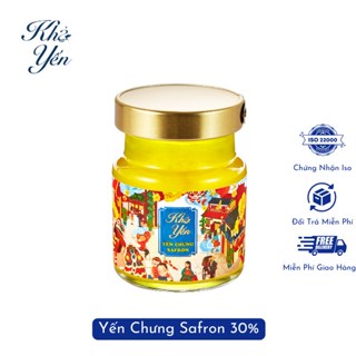 Yến chưng sẵn safron phục hồi sức khỏe 10 hủ - KHẢ YẾN - Quà tặng kèm