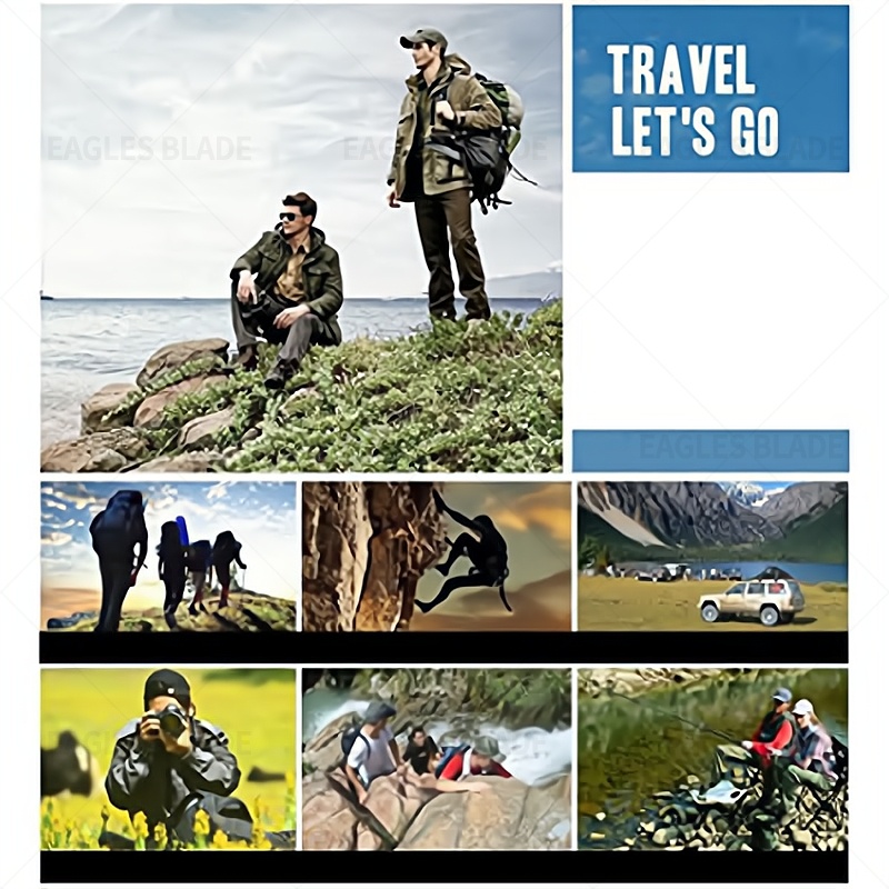 Áo Khoác Câu Cá Không Tay Vải Kaki TXJYN18.4XL.In