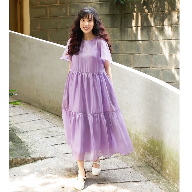 OLV - Đầm Lilac Allover Dress