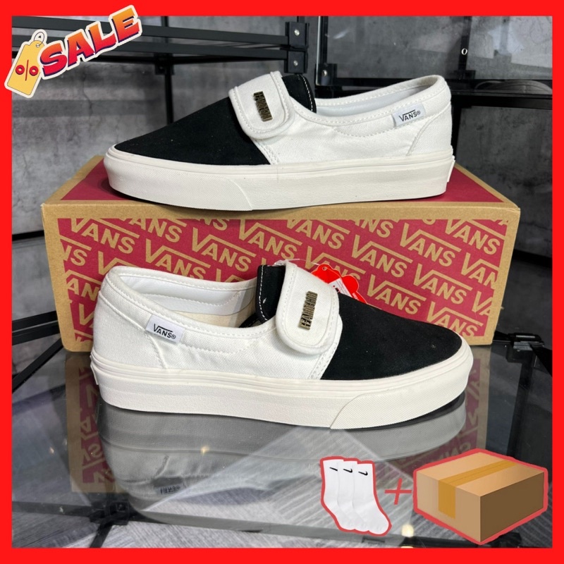 ⚡️FULL BOX⚡️Giày thể thao VANS slip on - [Tặng chai vệ sinh giày]