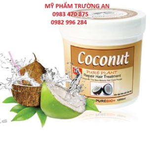 Kem Hấp Ủ Tóc Tinh Chất Dừa Coconut Pure Plant Moisturizing Treatment 1000ml-TA2013