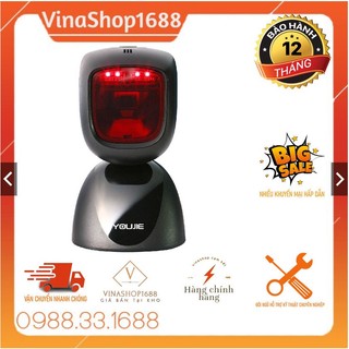 Máy quét mã vạch đa tia 2D để bàn Honeywell Youjie HF600