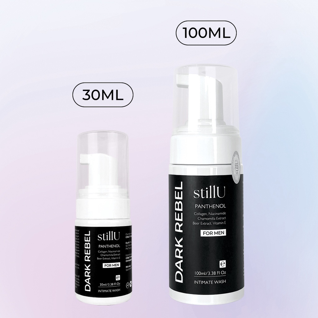 Dung dịch vệ sinh nam nữ giới tạo bọt stillU Khử Mùi size mini bỏ túi du lịch tiện lợi 30ml