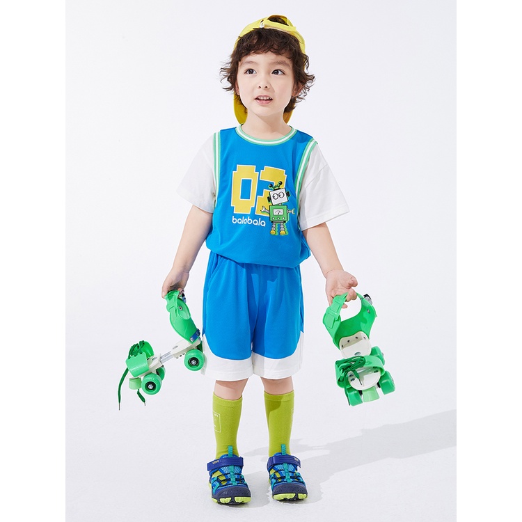 Bộ ngắn tay bé trai hiệu Balabala -TODDLER 20822211910980109