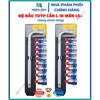 Bộ đầu tuýp cần l 10 món ls+