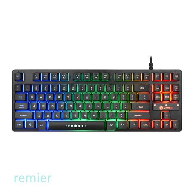 Bàn PhíM Cơ Gaming RE K87 87 PhíM, Led Rgb Cho Game Thủ