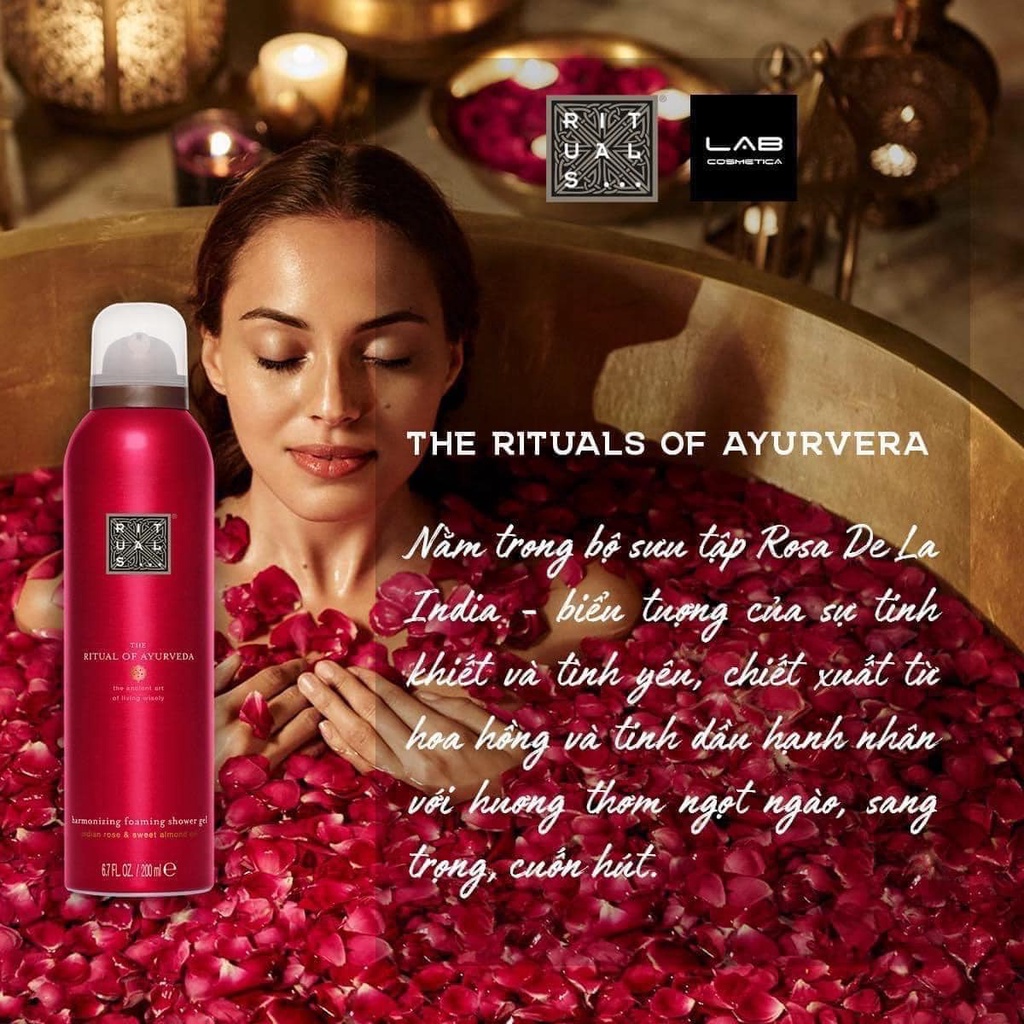 Sữa tắm tạo bọt cao cấp Rituals Foaming Shower Gel 200ml