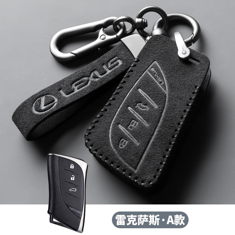 Phù Hợp Vỏ Da Lộn Cao Cấp Bọc Chìa Khóa Xe Hơi Lexus ES200 RX300 Nx200 Es260