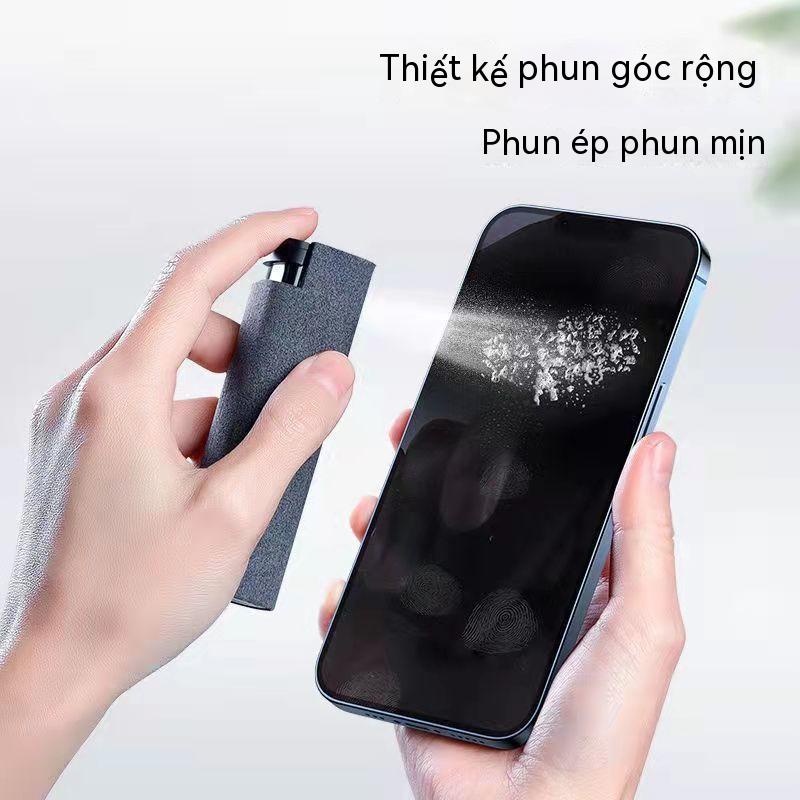 Bình Xịt Vệ Sinh Làm Sạch Màn Hình Máy Tính Bảng, Laptop-Bộ Vệ Sinh Điện Thoại 2 in1