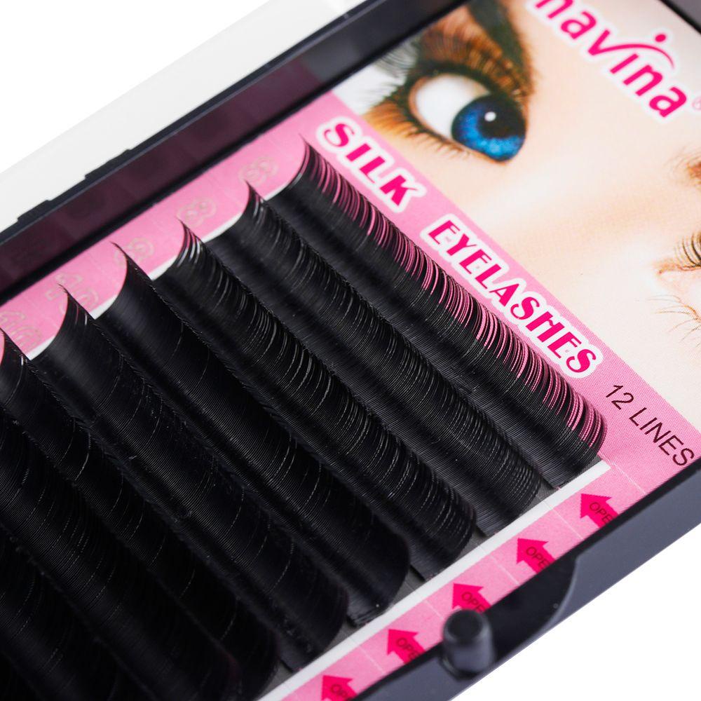 Mih Nivina Lông Mi Giả Dài Bán Vĩnh Viễn 12 Hàng Hỗn Hợp Trang Điểm Mắt Tự Nhiên Hỗn Hợp