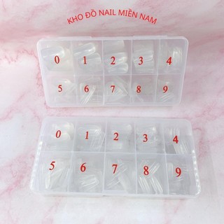 Móng úp chân vuông dài - móng úp tay móng úp chân hộp 500 móng đủ size