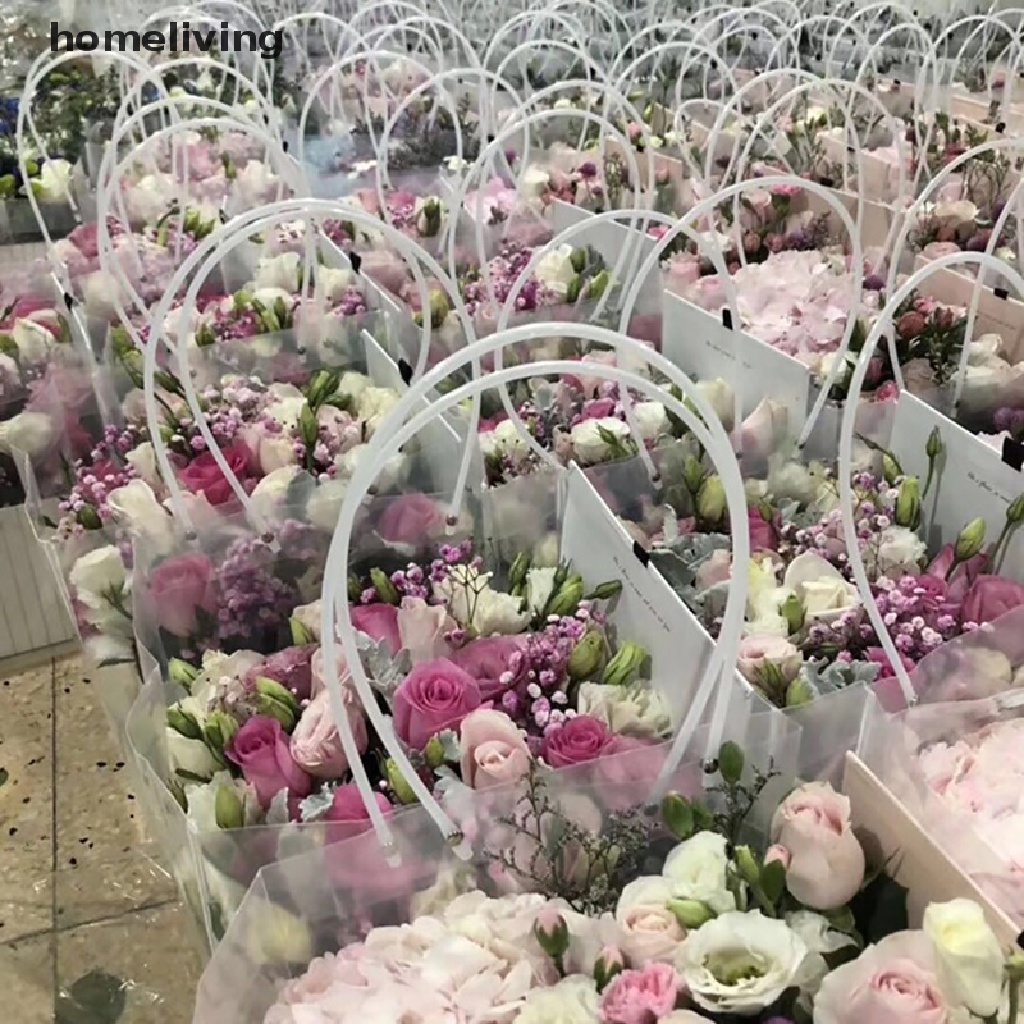 Túi Xách Nhựa PP Trong Suốt Hình Thang Máy Dùng Làm Quà Tặng