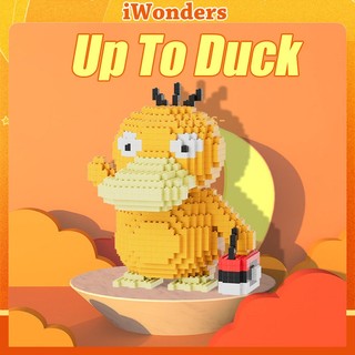 Nano Building Blocks Rock Psyduck Pokémon Series DIY Pokemon Educational Toys Boys Girls Children Gifts