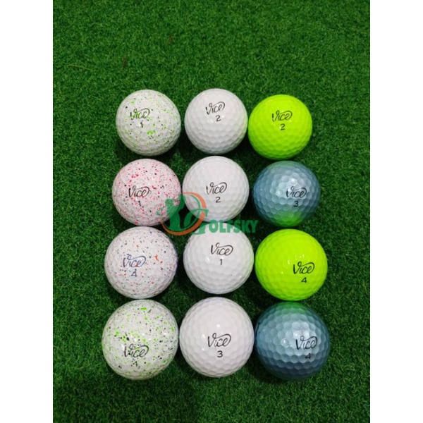 Bóng Golf thương hiệu Vice Pro, Vice Pro Plus 3 - 4 lớp Chính Hãng. Nhập khẩu Châu Âu mới từ 85%