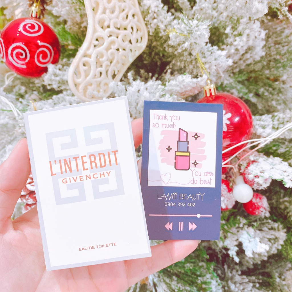 Nước hoa Givenchy L Interdit EDT 1ml mini