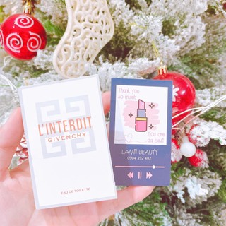Nước hoa Givenchy L Interdit EDT 1ml mini