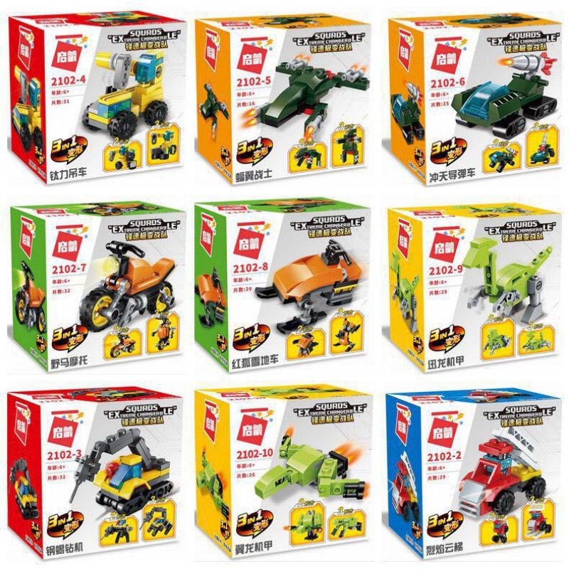 Set 3 hộp lego mini lắp ráp  xe tăng , máy bay  mẫu mới nhất