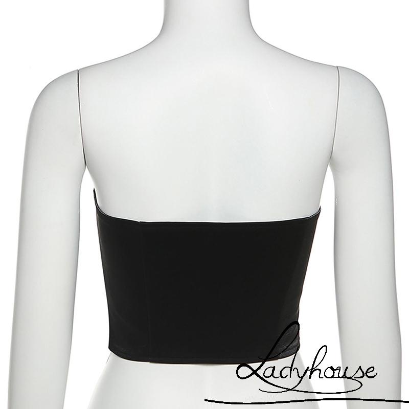 Áo Croptop Trễ Vai Màu Trơn Thời Trang Mùa Hè Cho Nữ