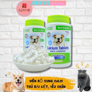 20 viên nhai bổ sung canxi cho chó mèo Inbasic - vien canxi sữa cho chó mèo