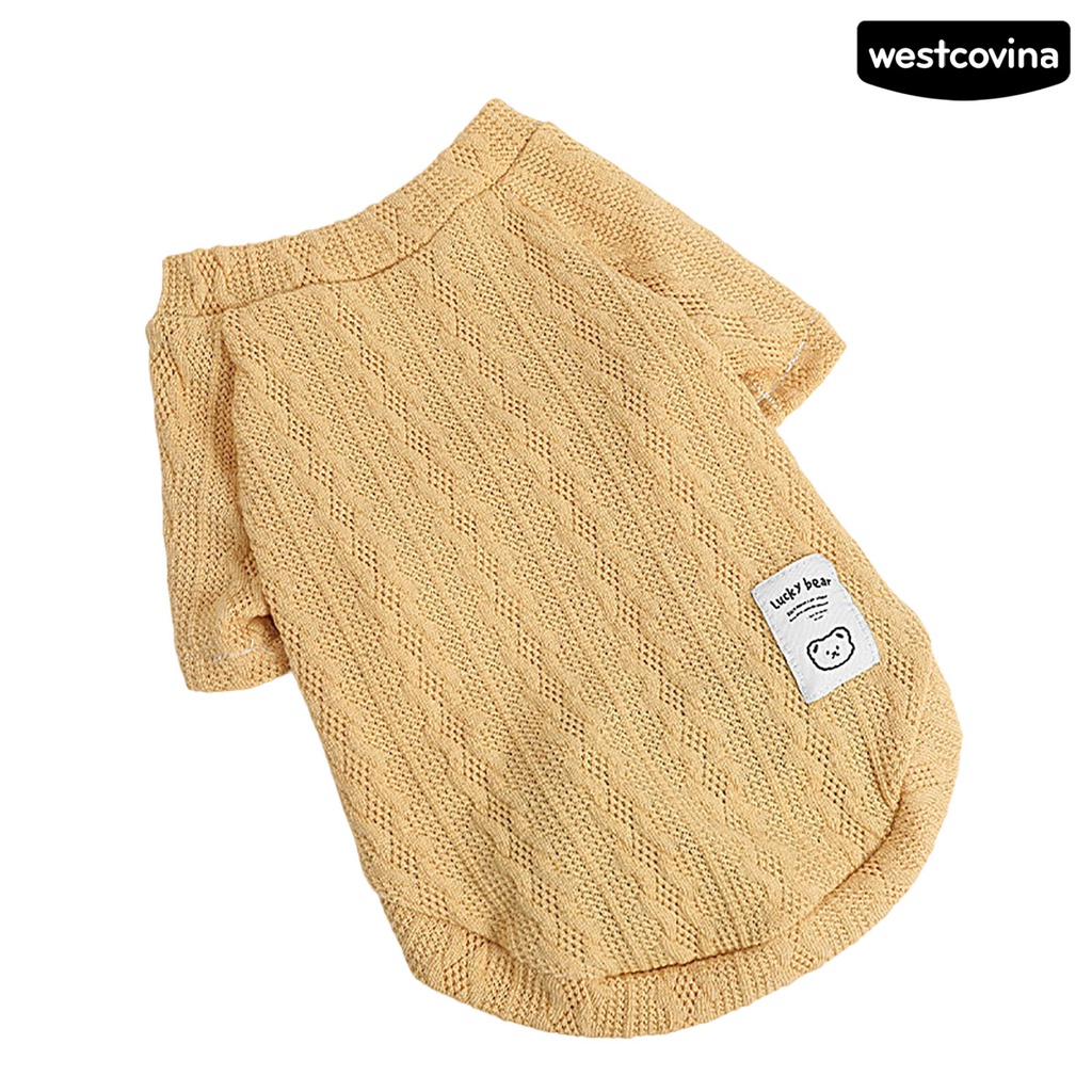 [COD]♘Áo Len Mềm Mại Co Giãn Thoải Mái Cho Thú Cưng