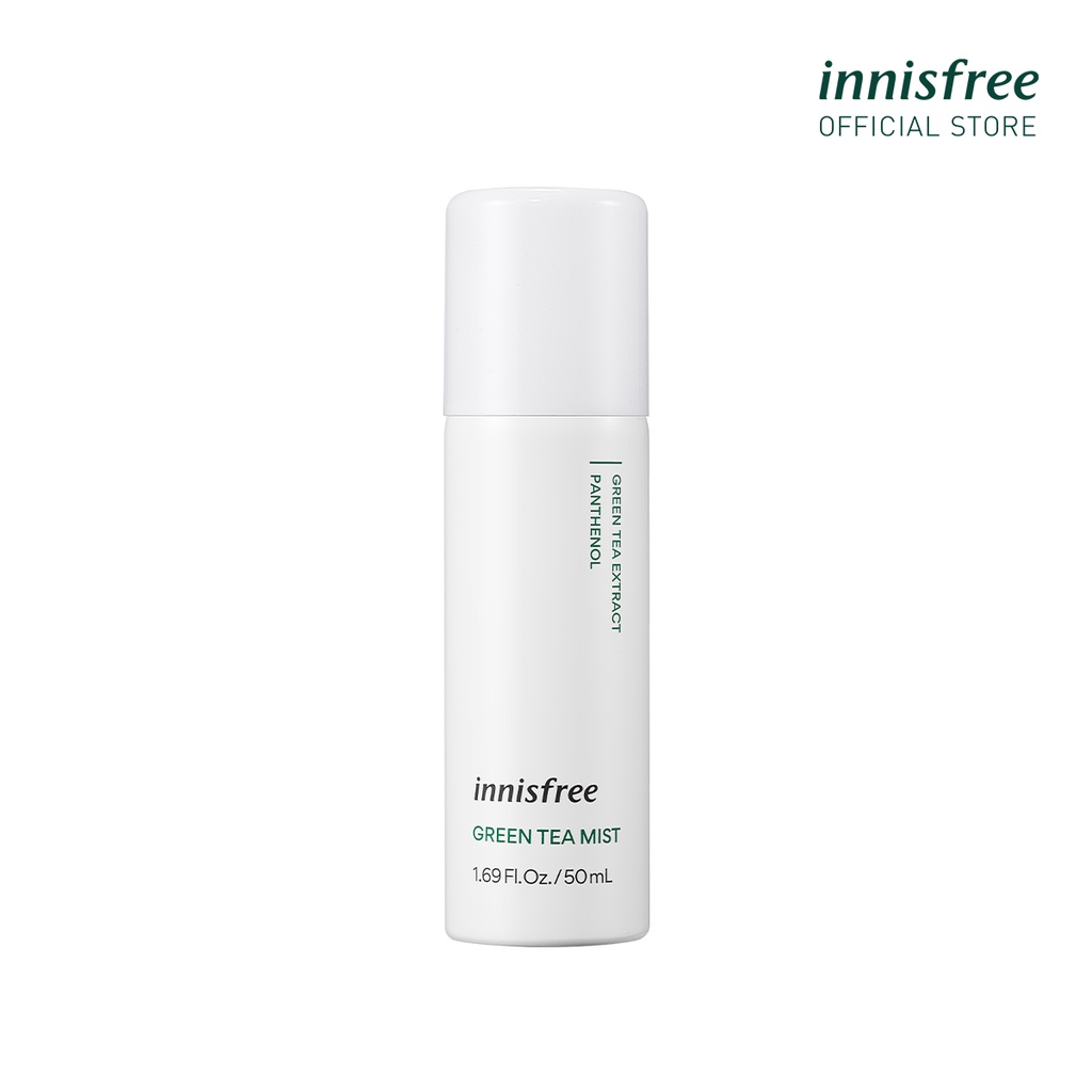 Xịt khoáng dưỡng ẩm innisfree Green Tea Mist 50ml