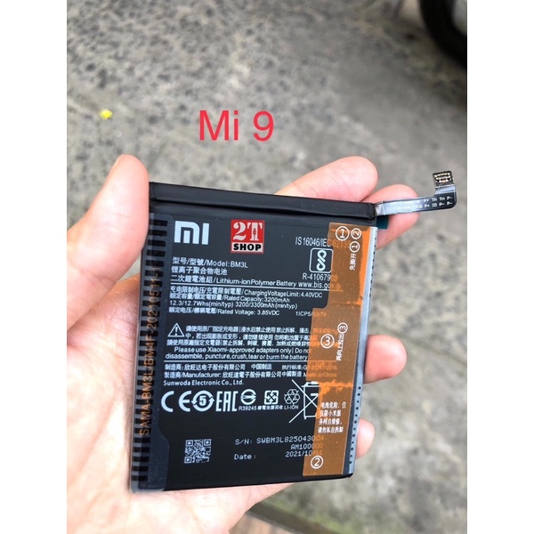 PIN XIAOMI MI 9  ZIN CHÍNH HÃNG, DUNG LƯỢNG 3300MAH