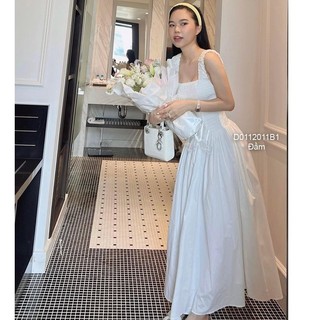 Đầm xoè nhúng dáng xòe 2 dây bảng siêu thời trang!