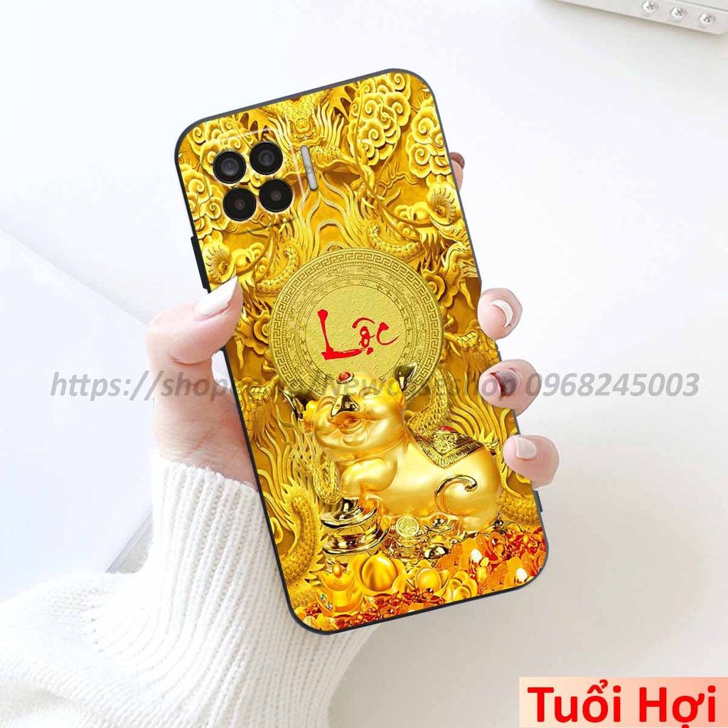 Ốp Oppo A73 / A93 in hình 12 Con Giáp Tài Lộc 3D